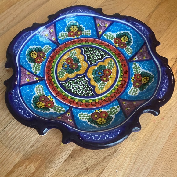 SOLD! Arte Cruz Talavera 12 inch Plates - 6 pc - Picture 5 of 8